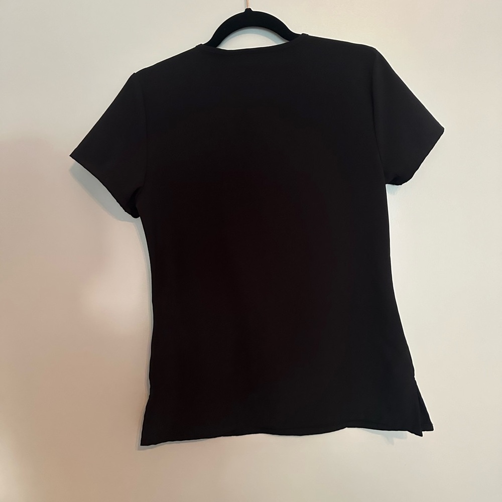 BLACK SCRUB TOP - Picture 2 of 2